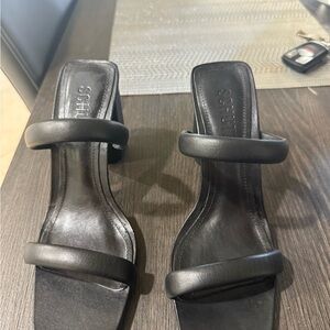SCHUTZ Black Women's Heeled Sandals